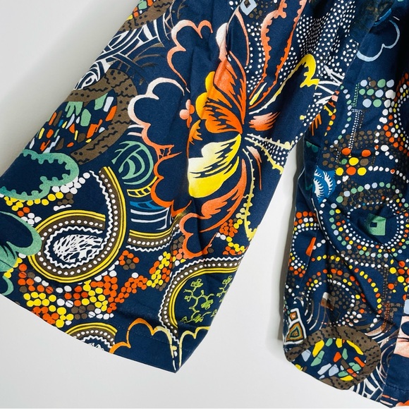 Chico’s Colorful Floral Multicolored Whimsical jacket w/ pockets Size 3/XL/16 - Picture 4 of 13